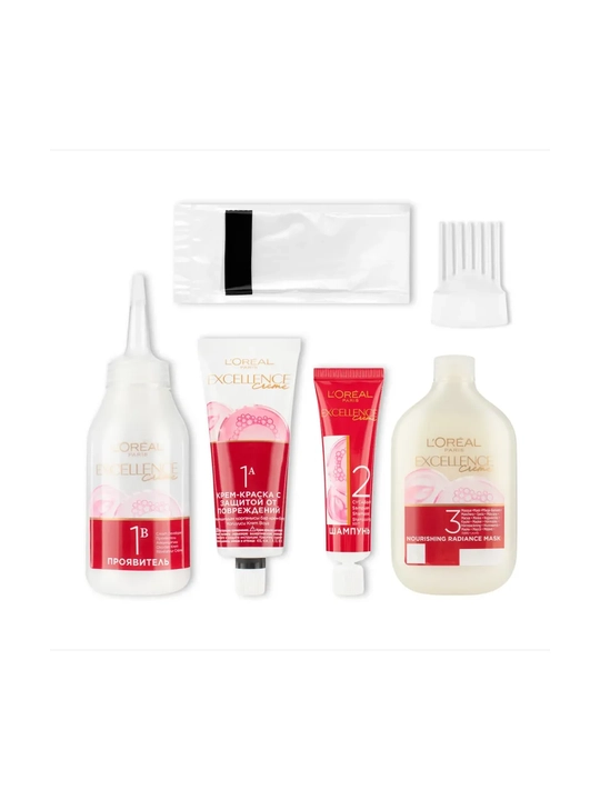 Краска для волос L'Oreal Excellence (оттенок 100 черный)