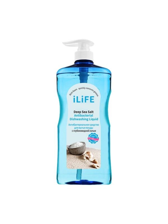 ILiFE chuqur dengiz tuzi qo'shilgan antibakterial idish yuvish sovuni, 1.25 kg