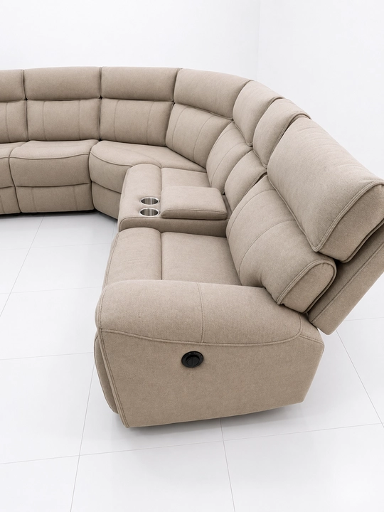 LUXURY U-Gollok Divan Reklaynerli Yumshoq Burchakli Divan 4.10x3m