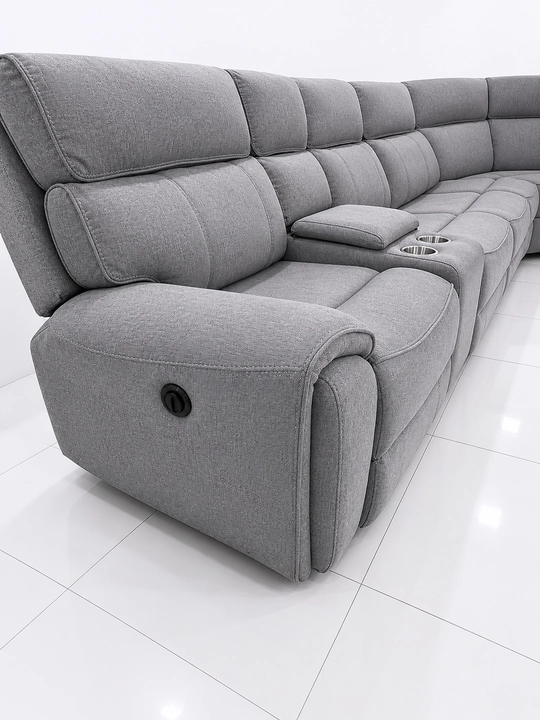 LUXURY U-Gollok Divan Reklaynerli Yumshoq Burchakli Divan 4.10x3m