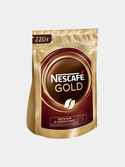 Кофе Nescafe Gold мягкая упаковка, 220 гр — FOODST-P00B07E