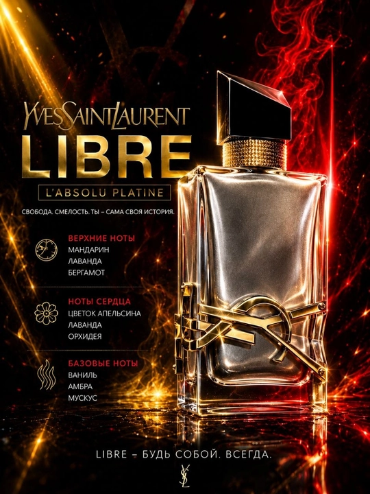 Ayollar uchun parfyumlangan suv YSL Libre, 90 ml - 