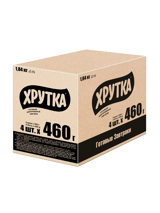 Готовый шоколадный завтрак Хрутка, 460 г