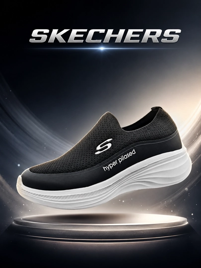 Skechers erkaklar yengil krossovkalari, 40-48 o'lchamlar, Memory Foam, bahor-yoz