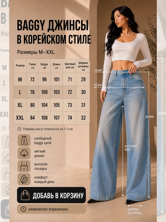 Ayollar baggy jinsi, Y2K, keng jinsi, klassik, koreys uslubi, baland bel