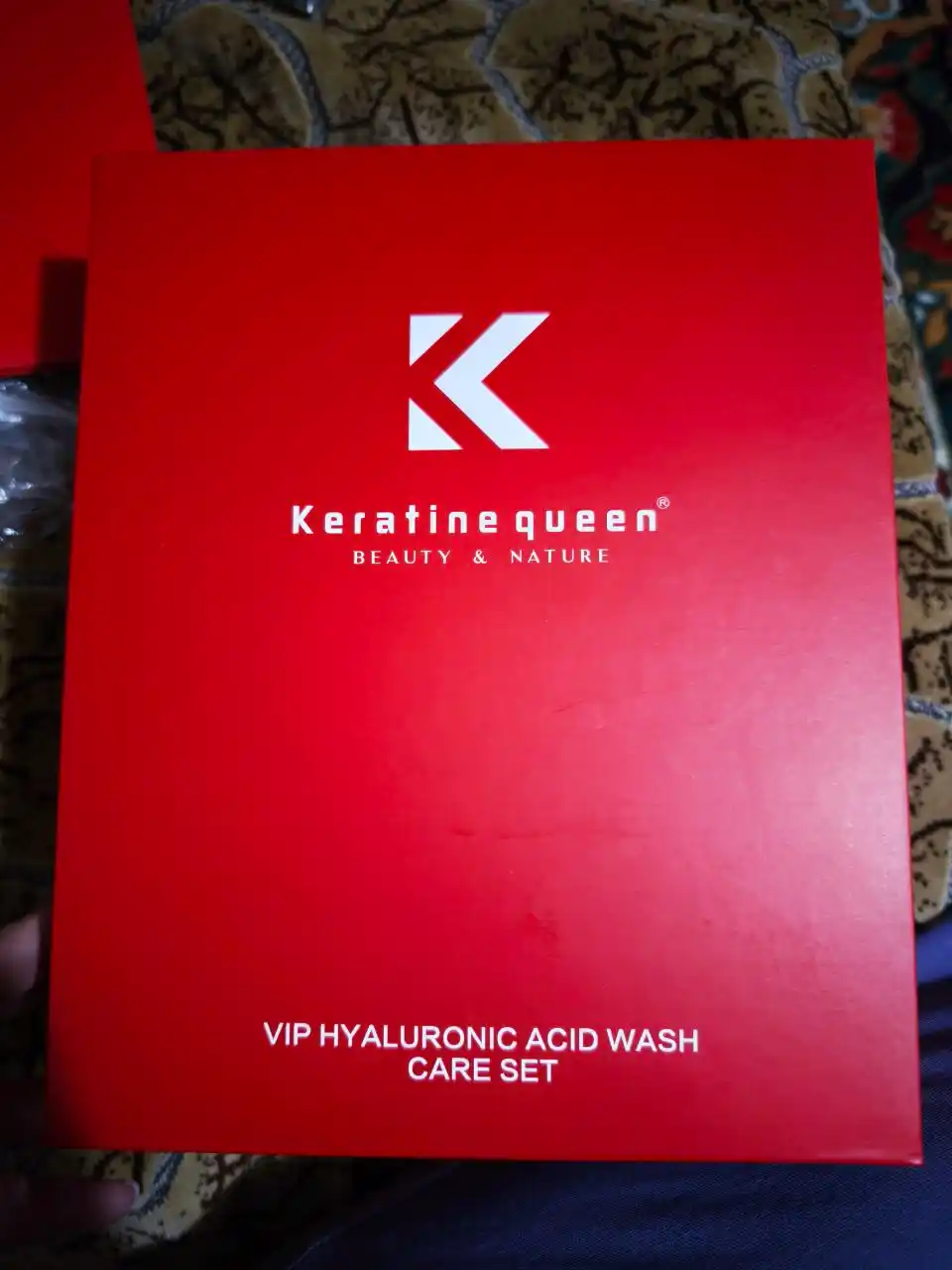 Keratin Queen набор для волос с гиалуроновой кислотой, шампунь и маска, 2 флакона 450 мл