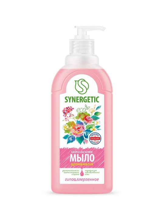 Suyuq sovun SYNERGETIC "Aromamagic", 0,5 litr