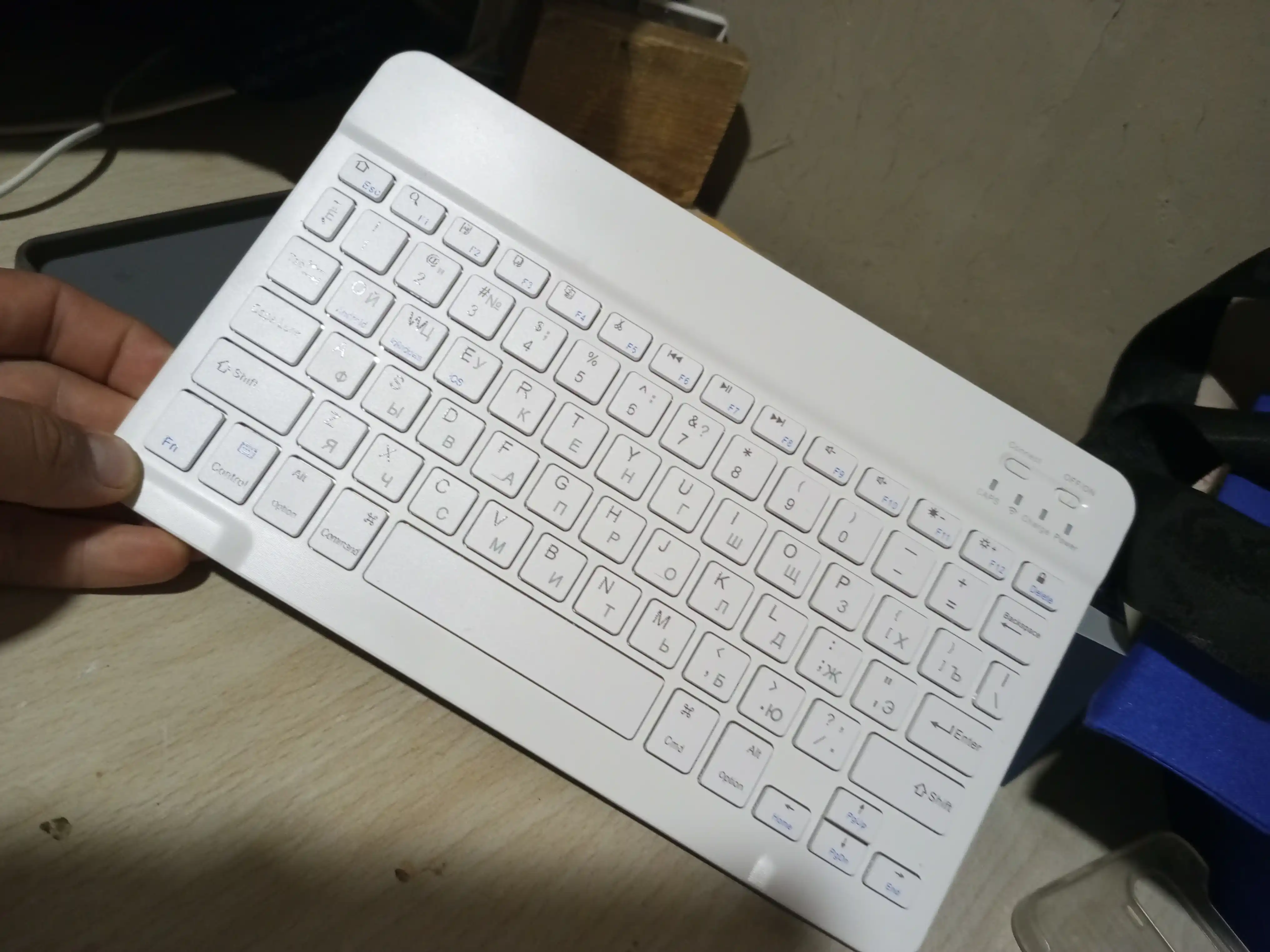 Telefon, planshet va kompyuter uchun simsiz Bluetooth klaviatura va sichqoncha, ultrayupqa