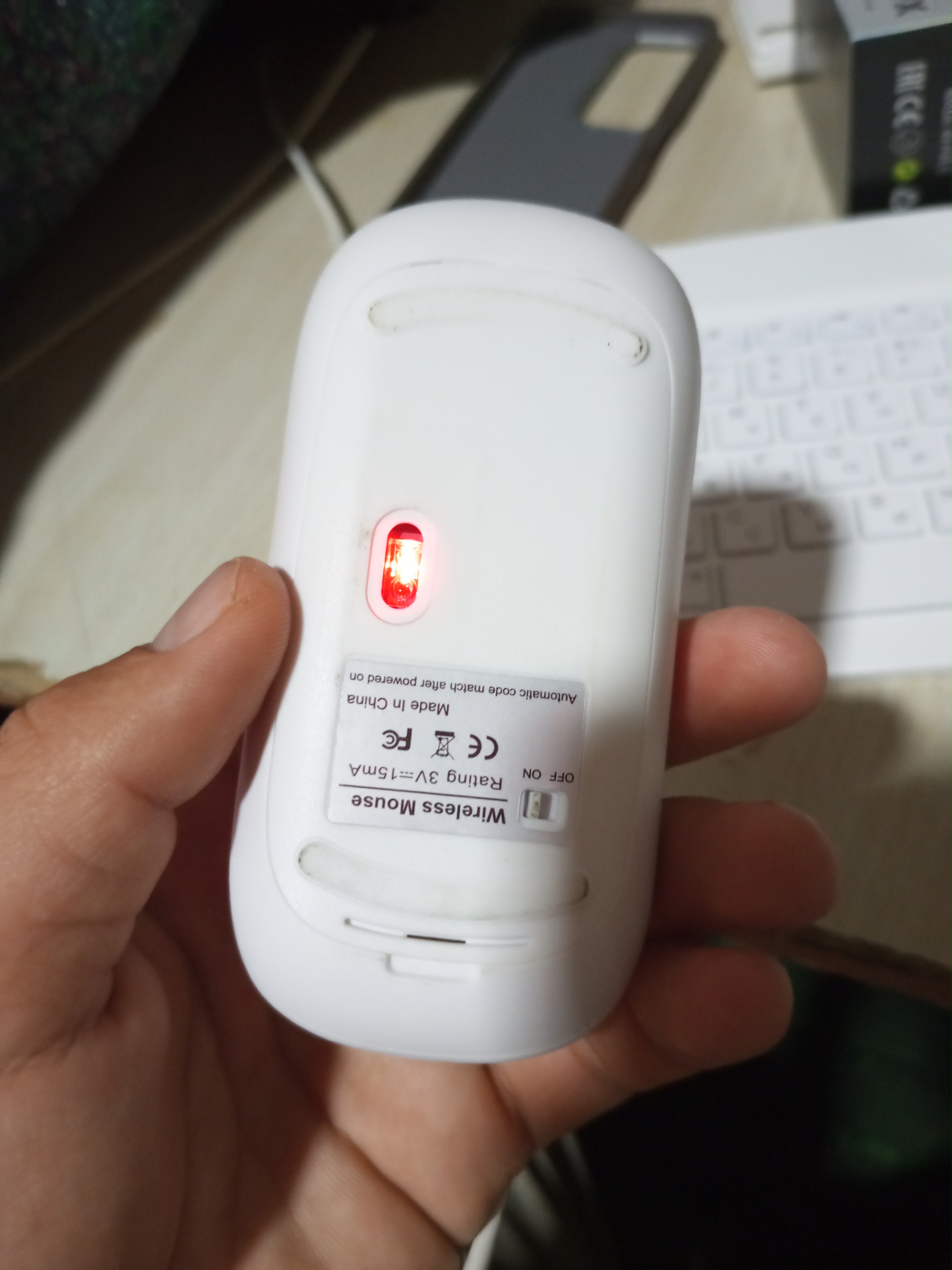 Telefon, planshet va kompyuter uchun simsiz Bluetooth klaviatura va sichqoncha, ultrayupqa