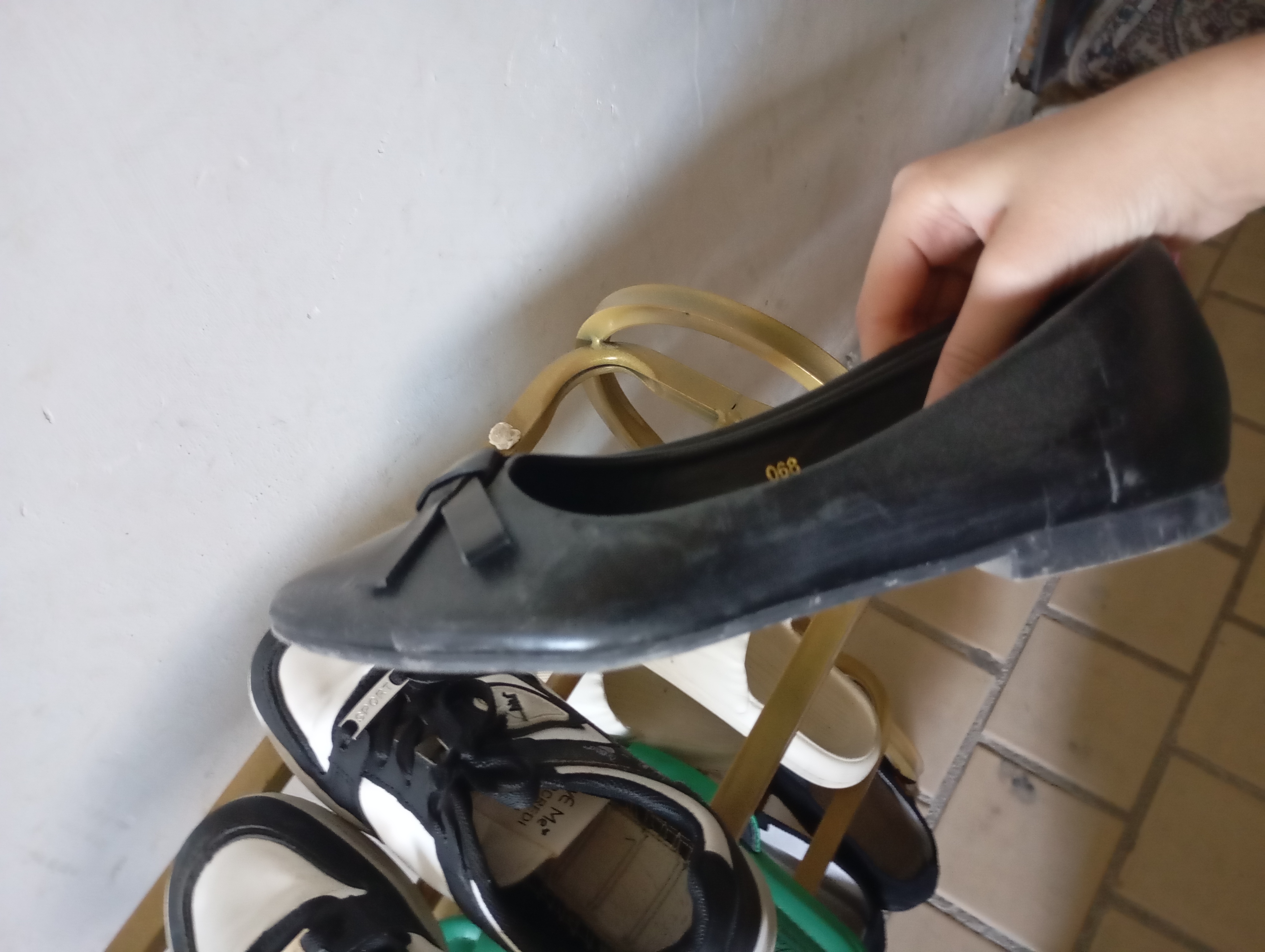 Ayollar uchun uchli balet poyabzallari, bantli, yozgi va bahorgi yassi poyabzallar