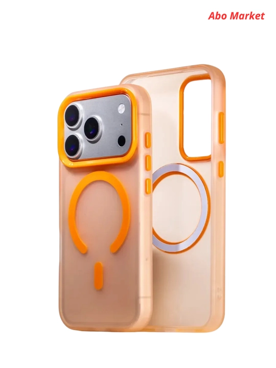 IPhone 17 Pro Max uchun MagSafe chexol Puloka Classic Series, shaffof va matoviy g'ilof