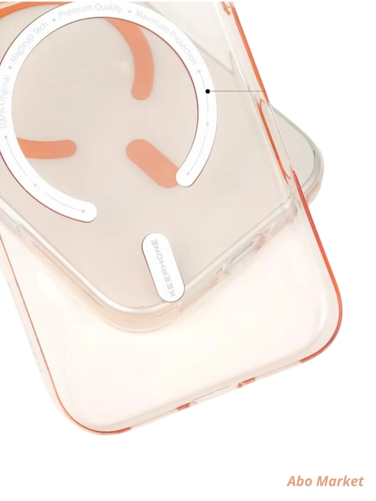 IPhone 17 Pro Max uchun MagSafe chexol Puloka Classic Series, shaffof va matoviy g'ilof