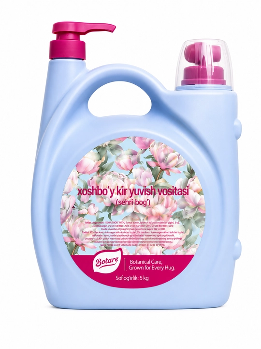 Botare “Sehrli Bog’” suyuq kir yuvish vositasi 5 kg