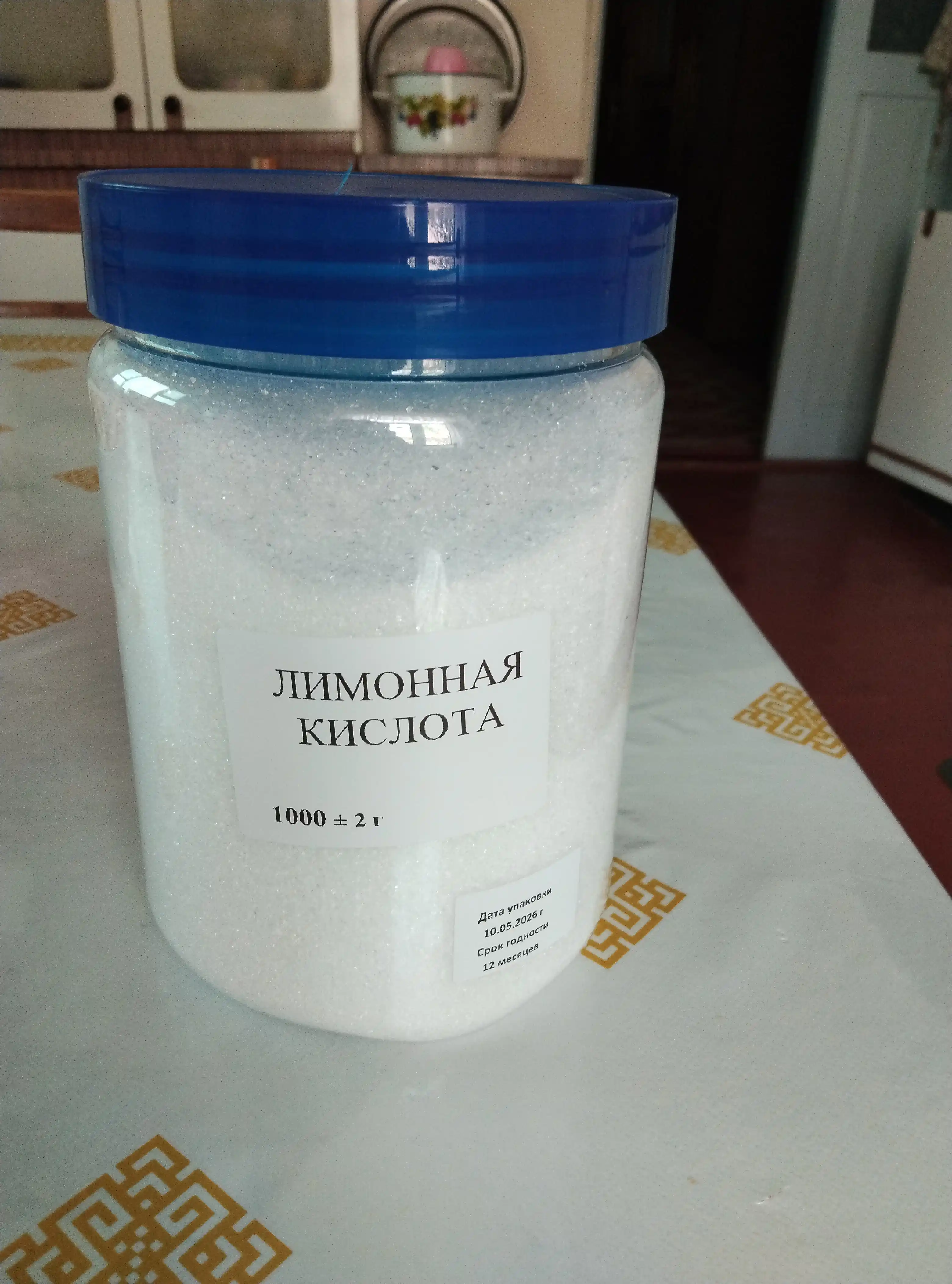 Limon kislotasi pishevoy, 1000 gr