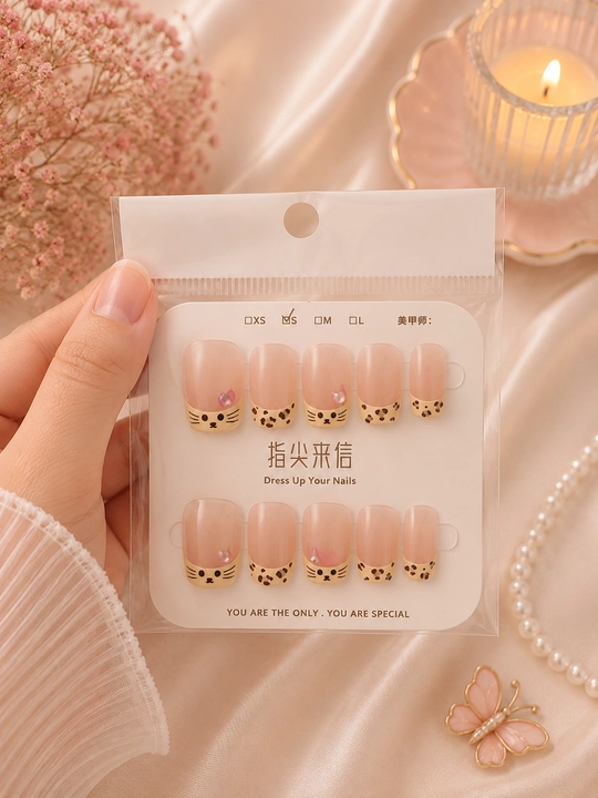 Накладные ногти, press on nails, типсы, нюдовые ногти, дизайн ногтей, nail art - 