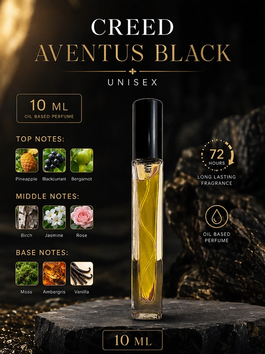 10 ml barqaror moyli atirlar: Creed, Dior, LV, Black Afgano, Molecule - 72 soat - 