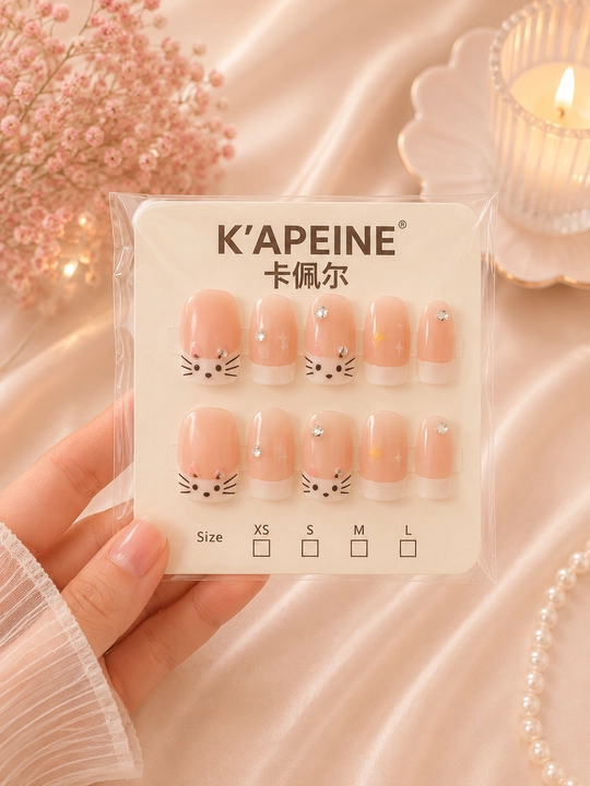 Накладные ногти, press on nails, типсы, нюдовые ногти, дизайн ногтей, nail art - 