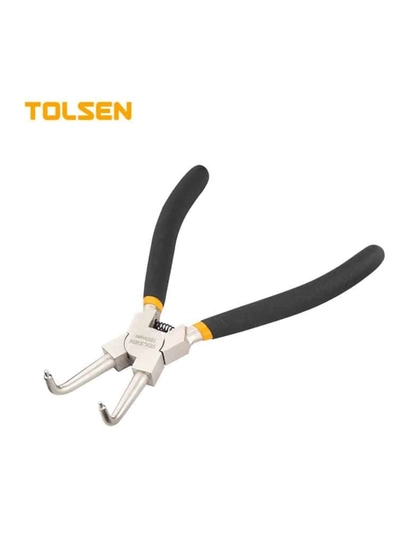 TOLSEN aylanma qisqichlari, 180 mm, egri, siqish, 10082