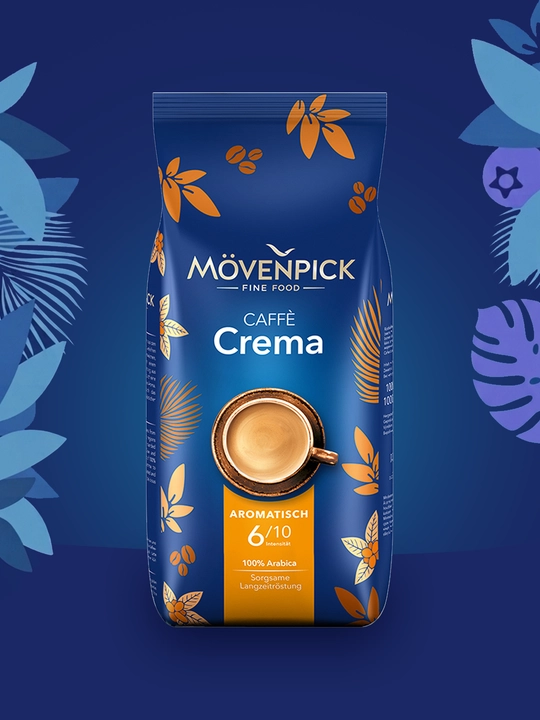 Кофе в зернах Movenpick Caffe Crema, 1 кг - 