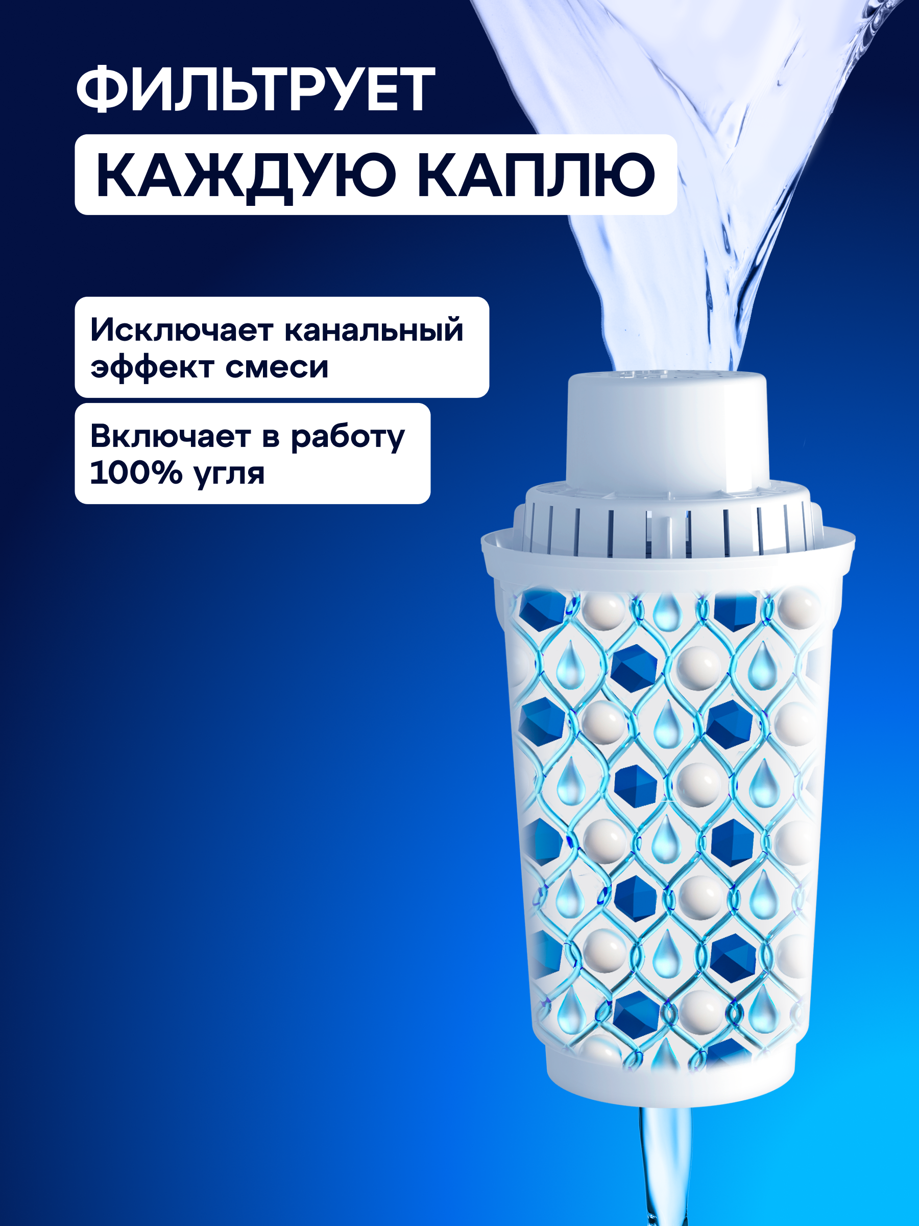 Aquaphor D5 almashtiriladigan filtrlash modul, art 210993