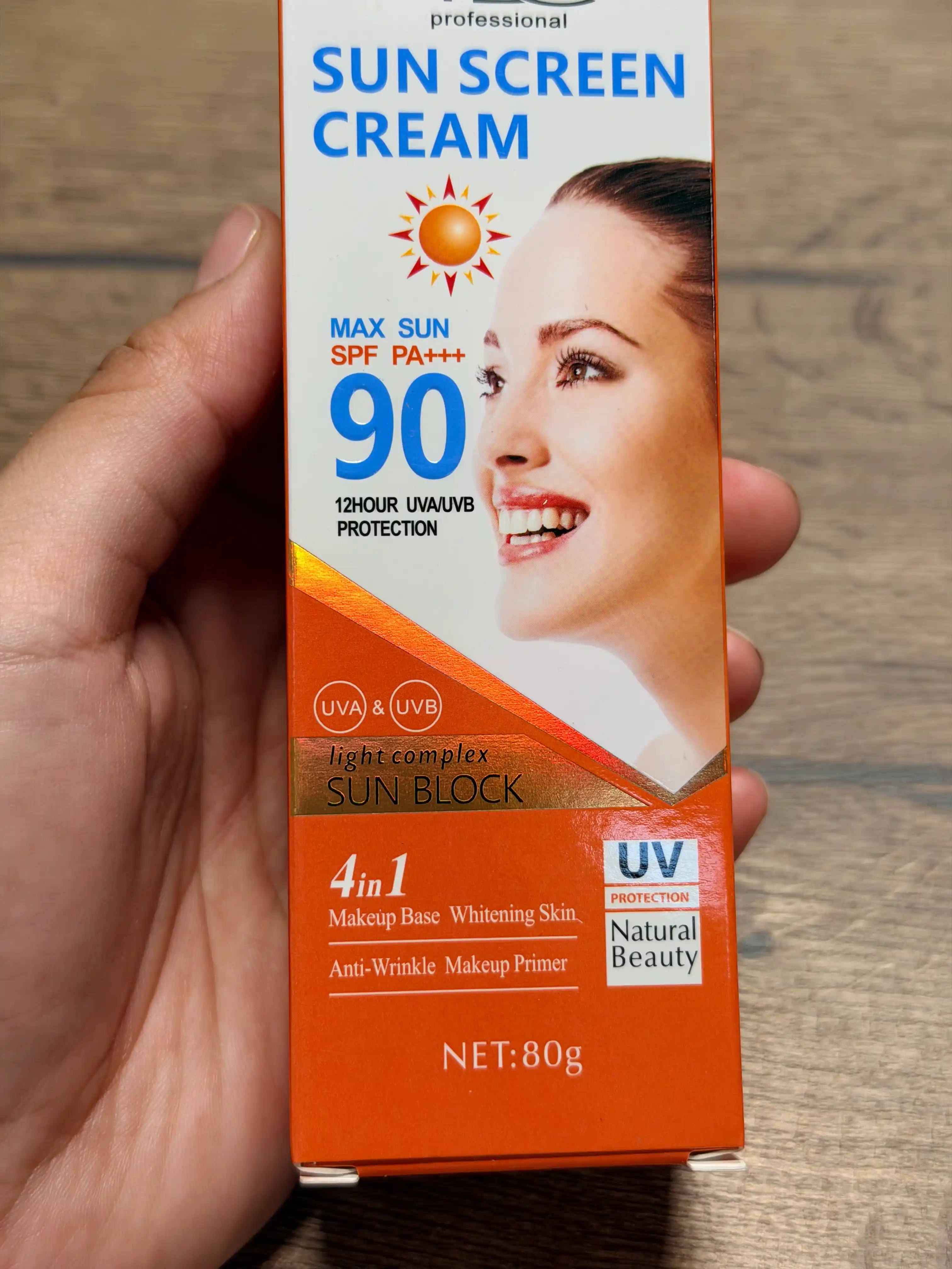 SPF90 quyoshdan himoyalovchi krem Sun Screen Cream