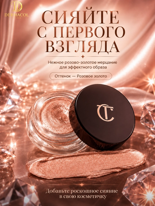 Кремовые тени-мусс для век Charlotte Tilbury Eyes to Mesmerise - стойкий сияющий эффект