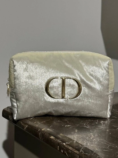 Мини косметички Dior. Хорошо подойдут для вечерних вечеринок, креативный поддарок - 