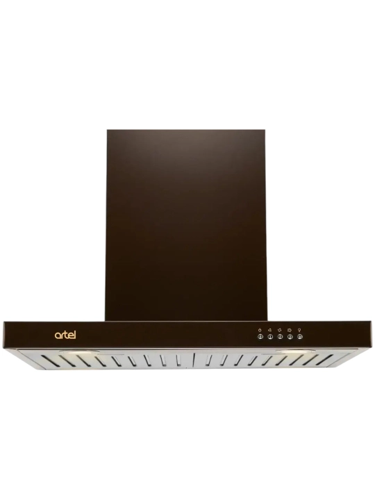 Вытяжка Artel ART-1360 T-shape Brown, коричневая, 700 м³/час, LED подсветка - 