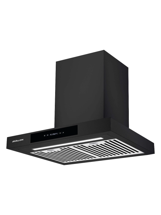 Вытяжка Avalon AVL RH 606 TD черная, сенсорное управление, мощная тяга - 