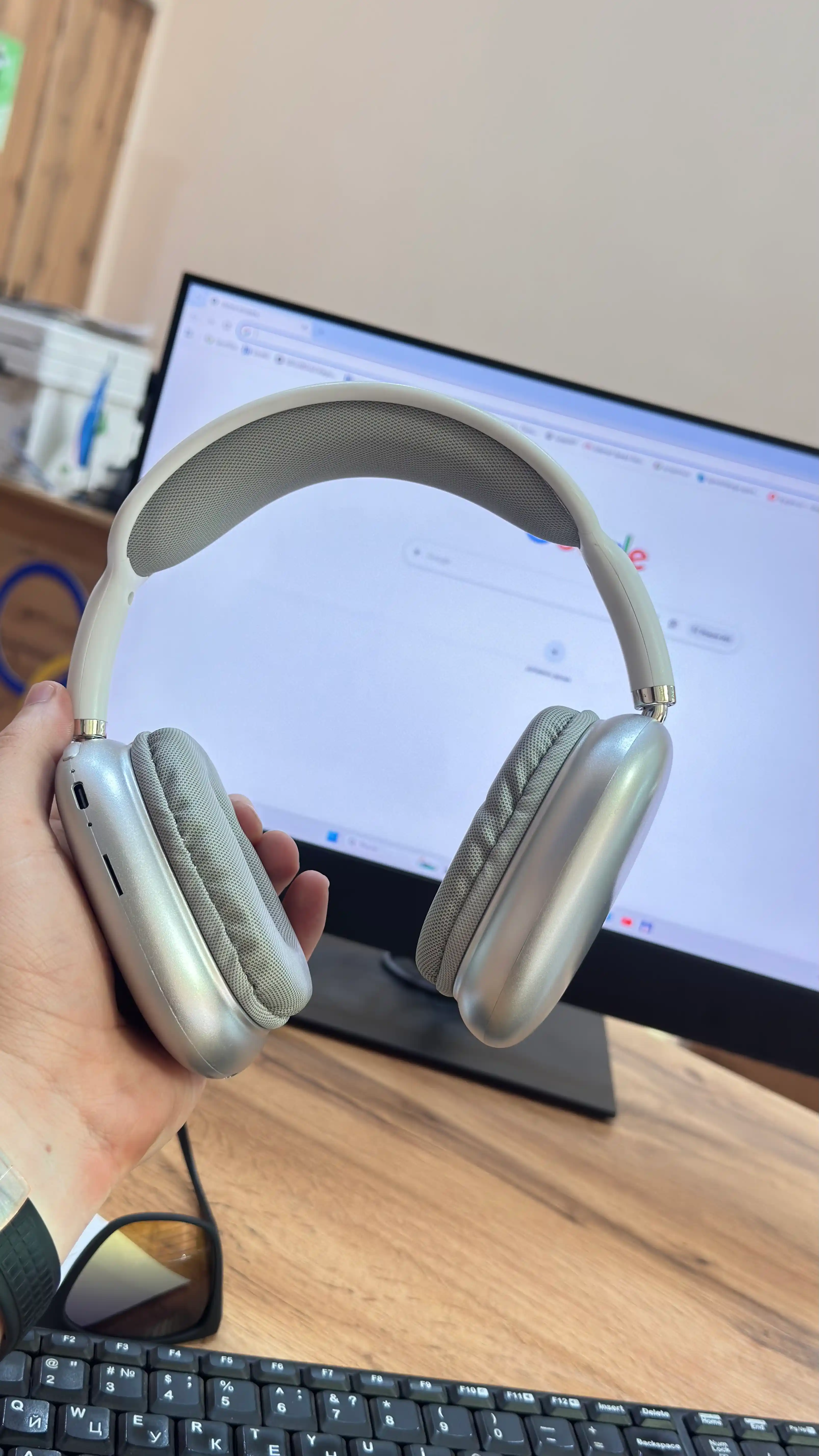 Беспроводные наушники PODS MAX, Bluetooth, Aux