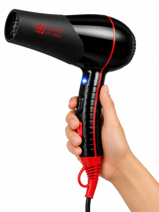 Soch quritgich Fakang FK-9900, 2000W, 2 ta nasadka, рrofessional fen, massajli taroq sovga
