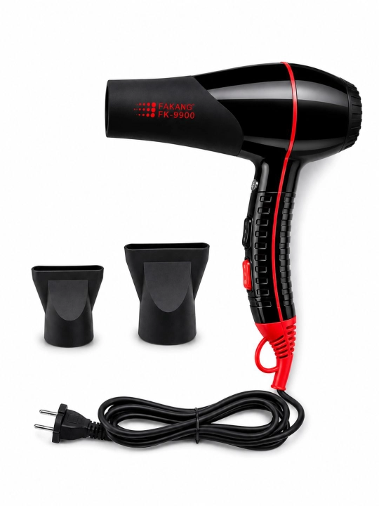 Soch quritgich Fakang FK-9900, 2000W, 2 ta nasadka, рrofessional fen, massajli taroq sovga