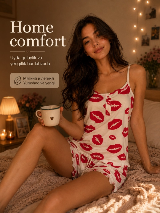 Ayollar uchun pidjama komplekti