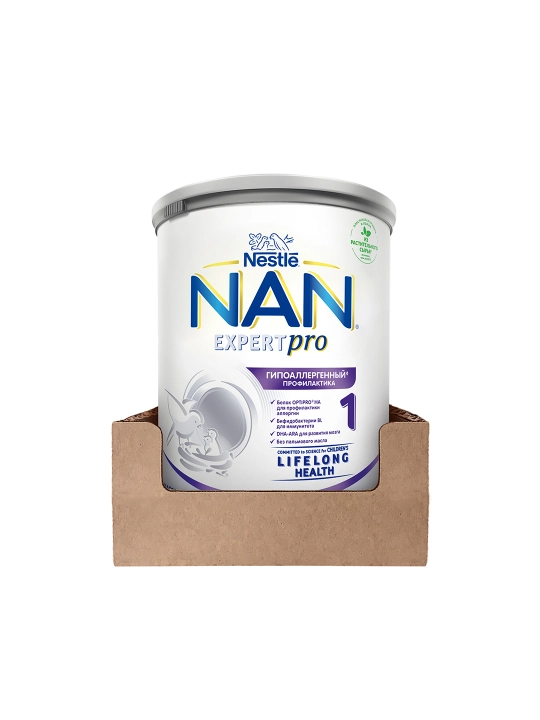 Bolalar uchun aralashma NAN 1, Gipoallergenli, 800 g