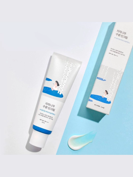 Round Lab Birch Juice Увлажняющий солнцезащитный крем с SPF50+