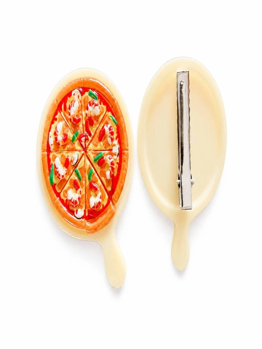 Qizlar uchun mevali zakolkalar to‘plami cola, muzqymoq, kivi, pizza - 