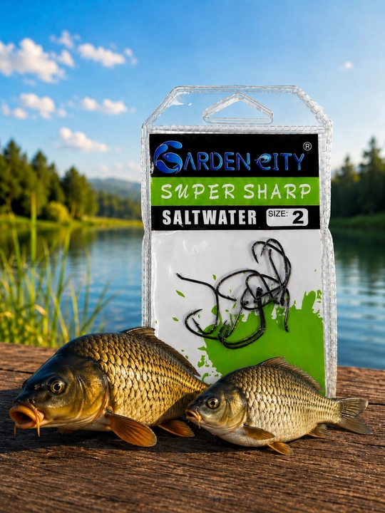 GARDEN CITY SALTWATER рыболовный крючок №1№2№3№4 ультра острый крючок для сазана и карася