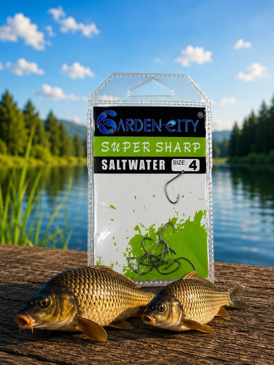 GARDEN CITY SALTWATER рыболовный крючок №1№2№3№4 ультра острый крючок для сазана и карася