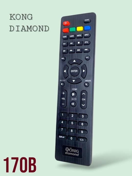 Пульт для телевизора KONG,DIAMOND универсальный, 170 b - 
