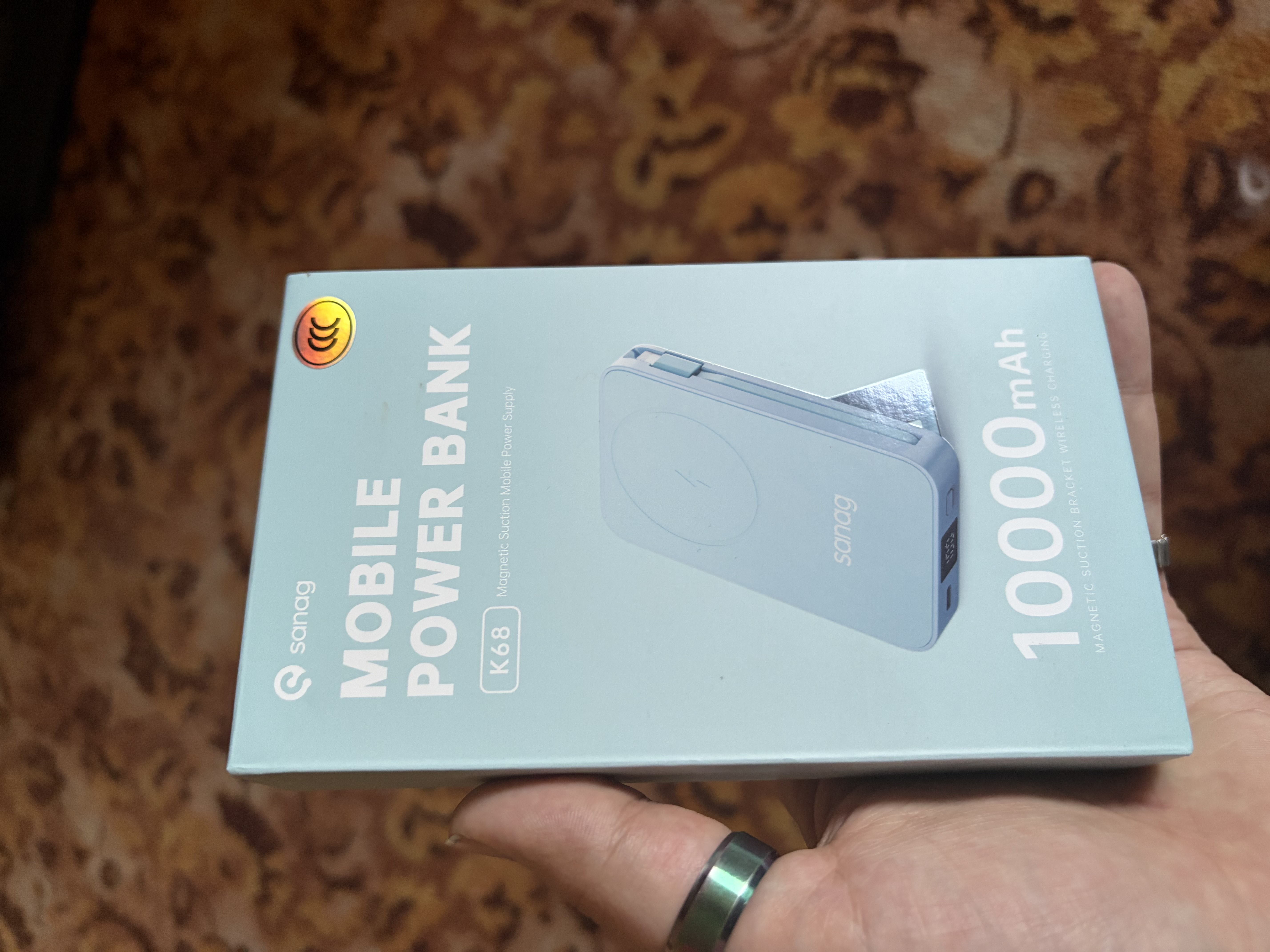 Magnitli powerbank Sanag K67 / K68 15 Vt simsiz va 20 Vt tez zaryad