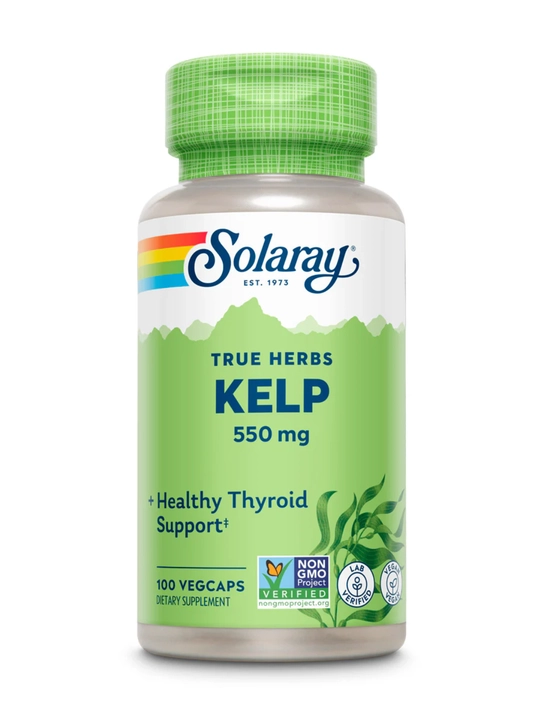 Solaray, Kelp, натуральный йод из бурых водорослей, 550 мг, США - 