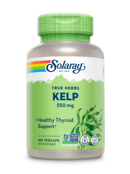 Solaray, Kelp, натуральный йод из бурых водорослей, 550 мг, США - 
