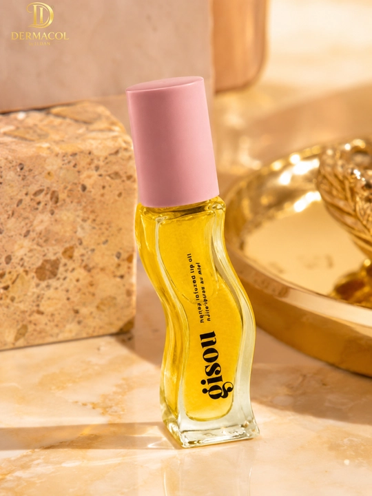 Asal bilan namlovchi lab yog‘i, tabiiy yaltiroq, lab parvarishi, Gisou Lip Oil Honey Gold