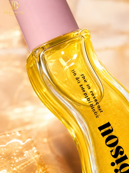 Asal bilan namlovchi lab yog‘i, tabiiy yaltiroq, lab parvarishi, Gisou Lip Oil Honey Gold