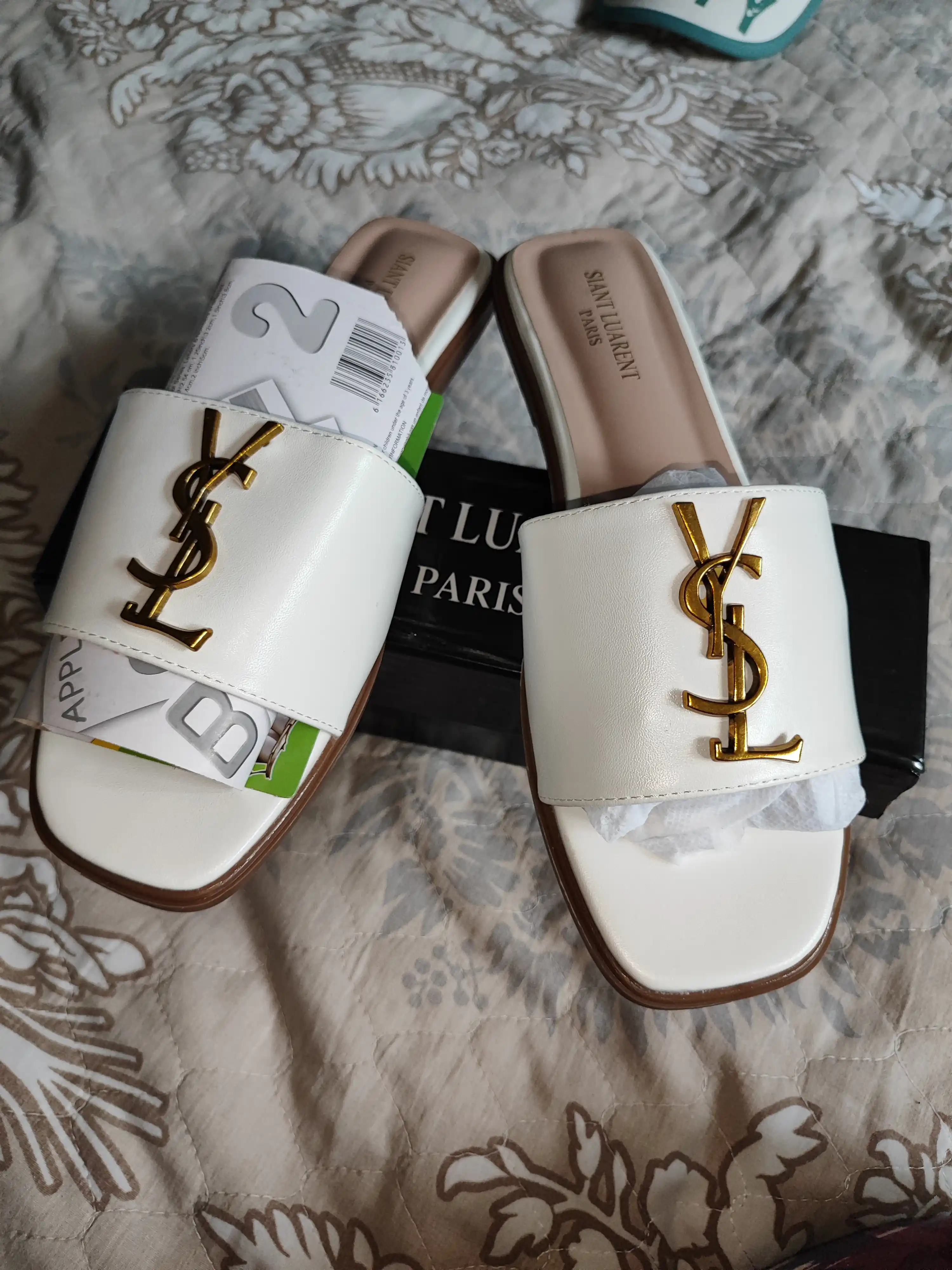 Женские и девичьи тапочки в стиле YSL – летняя обувь, брендовые тапочки для девушек