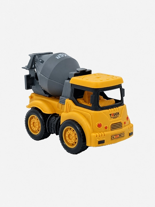 O'yinchoq yuk mashinasi Betonkarashka Mixer Truck sariq
