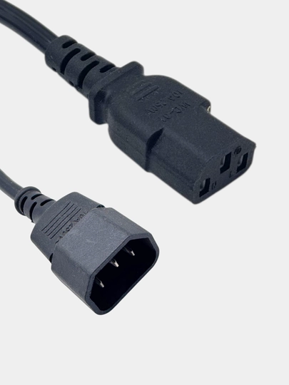 UPS uchun IEC 320 C14 va IEC 320 C13 ulagichli quvvat shnuri bilan ta’minlash kabeli