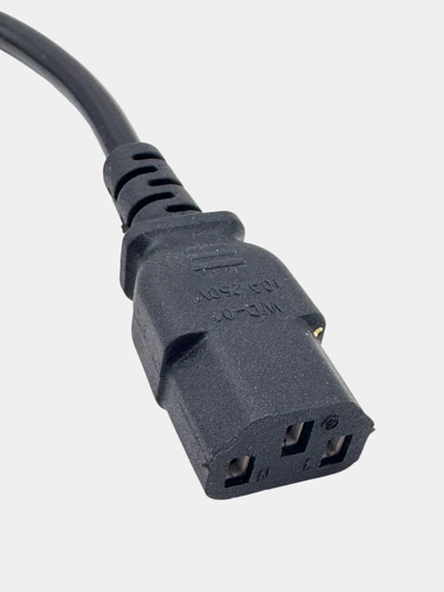 UPS uchun IEC 320 C14 va IEC 320 C13 ulagichli quvvat shnuri bilan ta’minlash kabeli