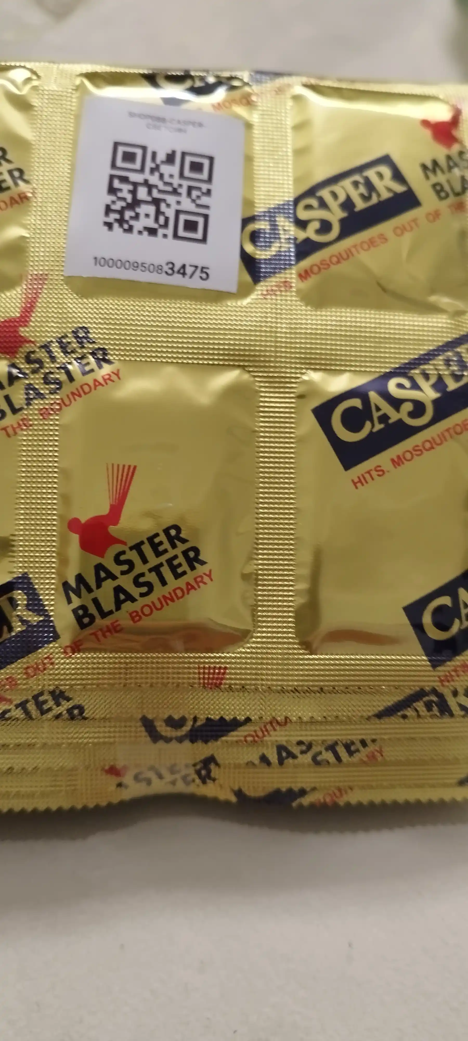 CASPER chivinlarga qarshi plastinkalar