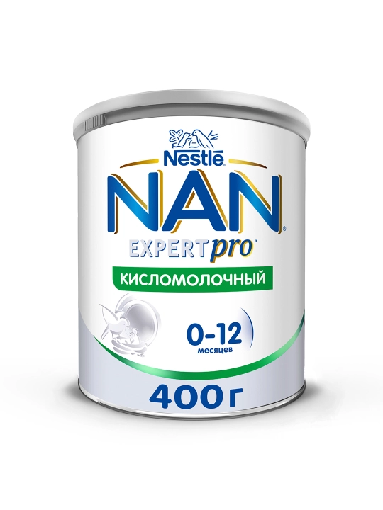 Смесь сухая для детей Nestle Nan, кисломолочный, (0-12мес) 400 г